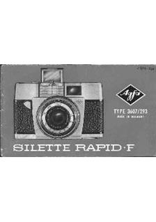 Agfa Silette Rapid F manual. Camera Instructions.